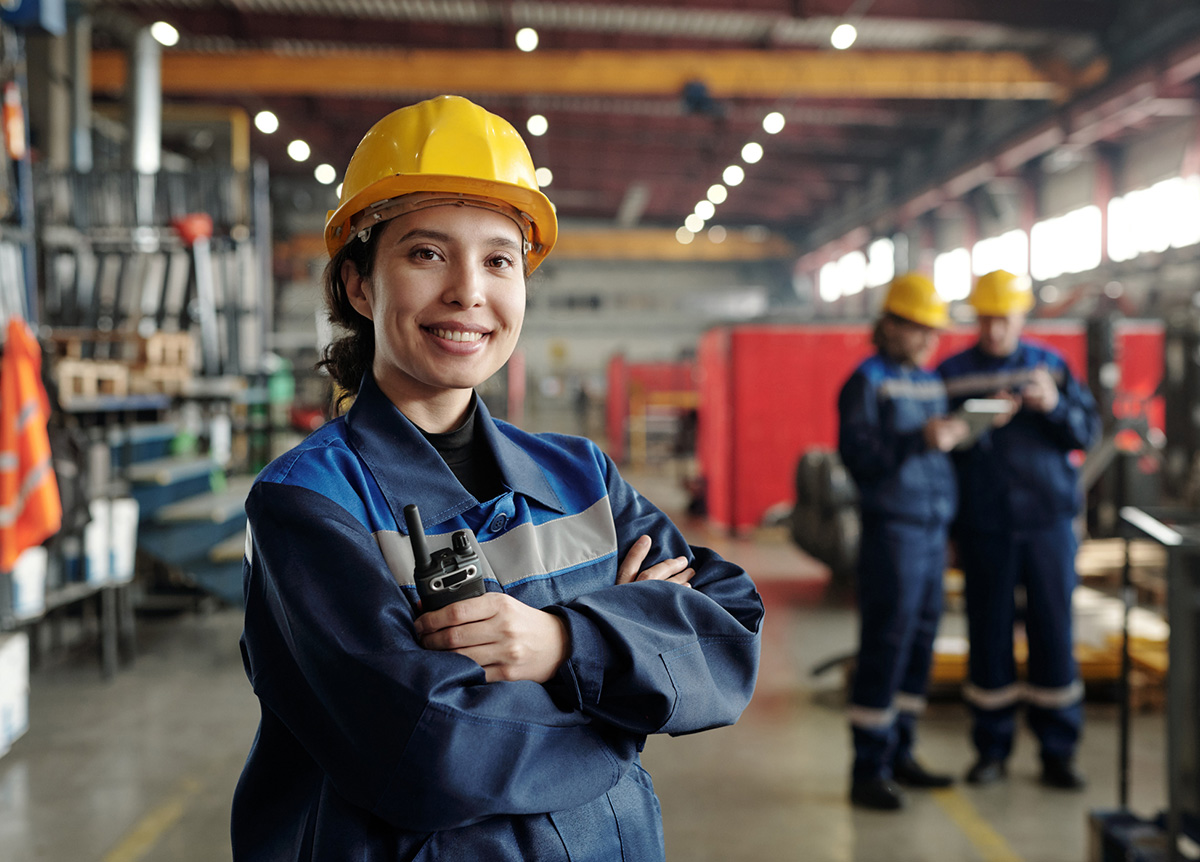 Work in factory